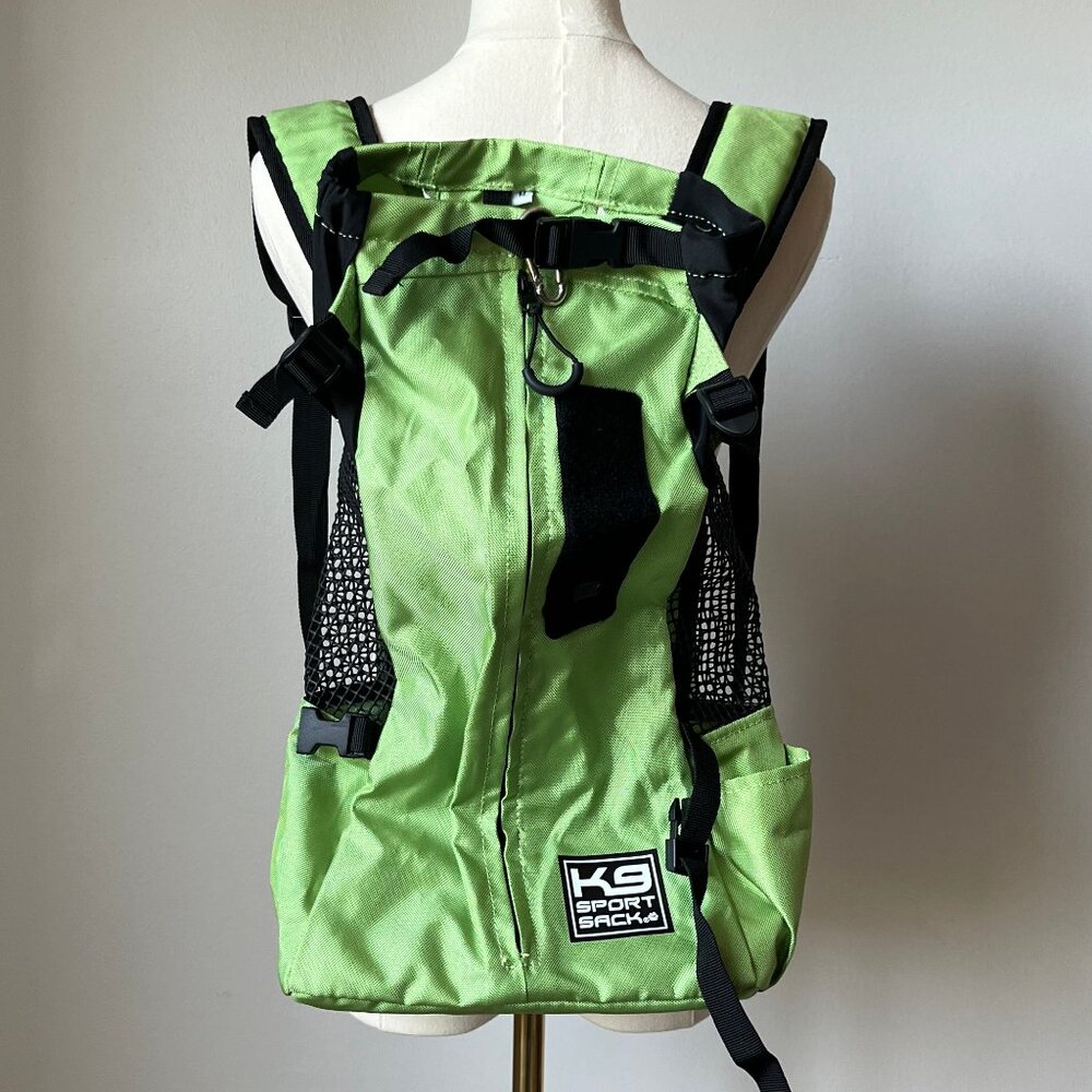 K9 Sport Sack Green Dog Carrier Backpack - Hands-Free Pet Travel Pack